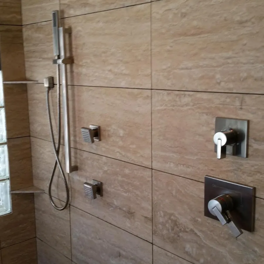 Shower fixture installation for Water Heater Replacement in Grovetown